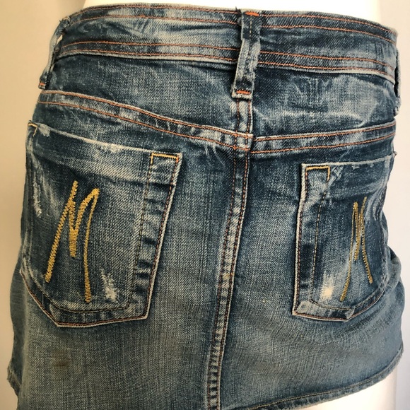 Marciano Mini Denim Skirt - Picture 1 of 7